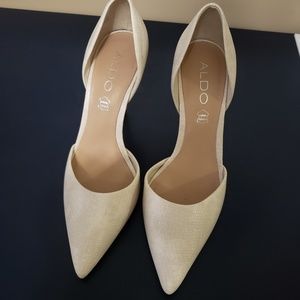 Aldo faux snake heels, size 7